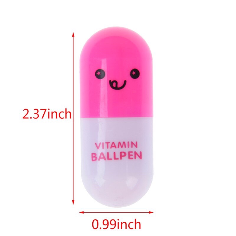 Bút Bi Hình Viên Vitamin Dễ Thương