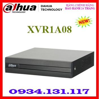 Đầu ghi hình HDCVI/TVI/AHD và IP 8 kênh DAHUA XVR1A08 (CHUYỂN SANG MÃ XVR1B08-I )