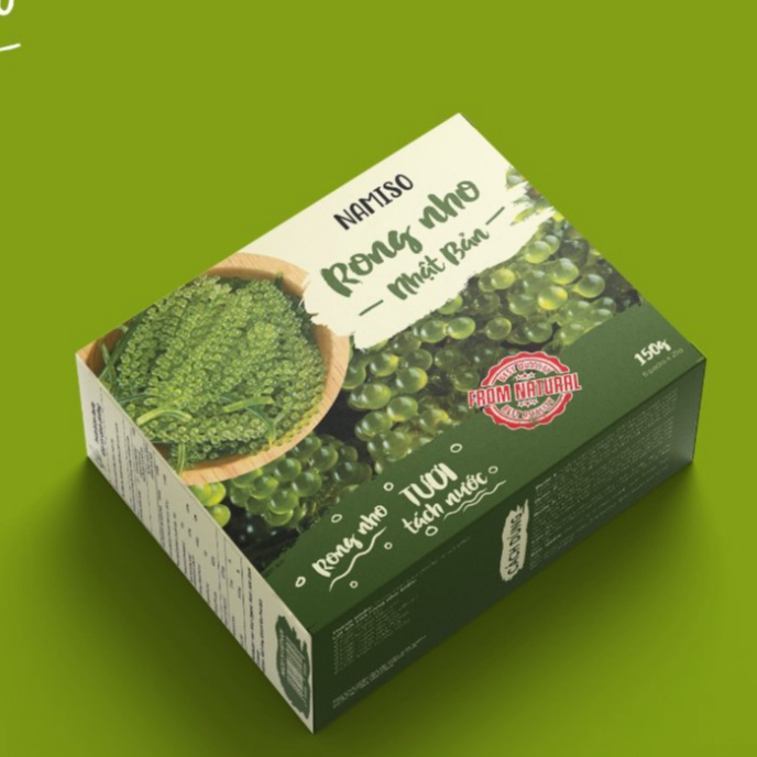 Rong Nho Tách Nước Namiso Organic, Rong Nho Tách Nước Kèm Nước Chấm Mè Rang, Giàu Dinh Dưỡng, Ngon Giòn | BigBuy360 - bigbuy360.vn