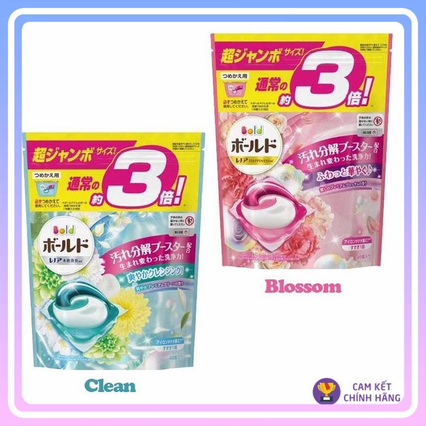 Viên giặt xả Gelball 3D 46 viên/63 viên