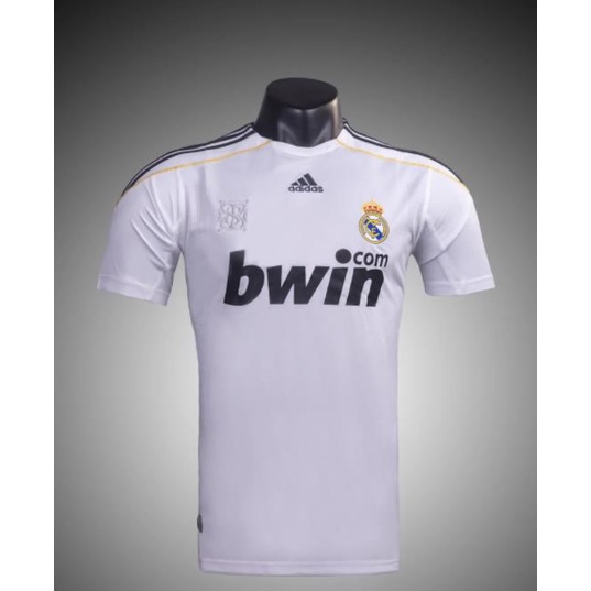Áo Thun Bóng Đá Real Madrid 09/10 Retro Chất Lượng Cao Cho Nam