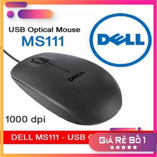 [Giảm Giá] Chuột máy tính có dây cổng USB DELL - MS111 CÓ DÂY
