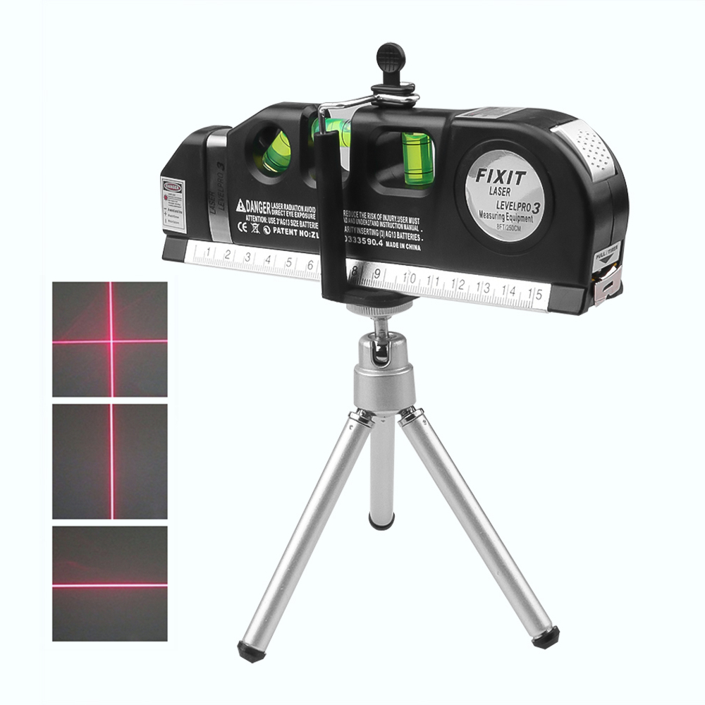 4 In 1 Infrared Laser Multipurpose Level Laser Horizon Vertical Measure