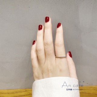 [ancafe.shop]Nhẫn, nữ, trơn, hàn quốc, đon giản