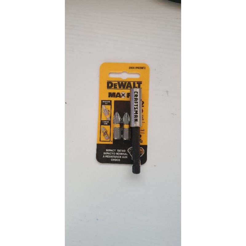 Combo 2 mũi vít Dewalt và 1 đầu nối Crastman