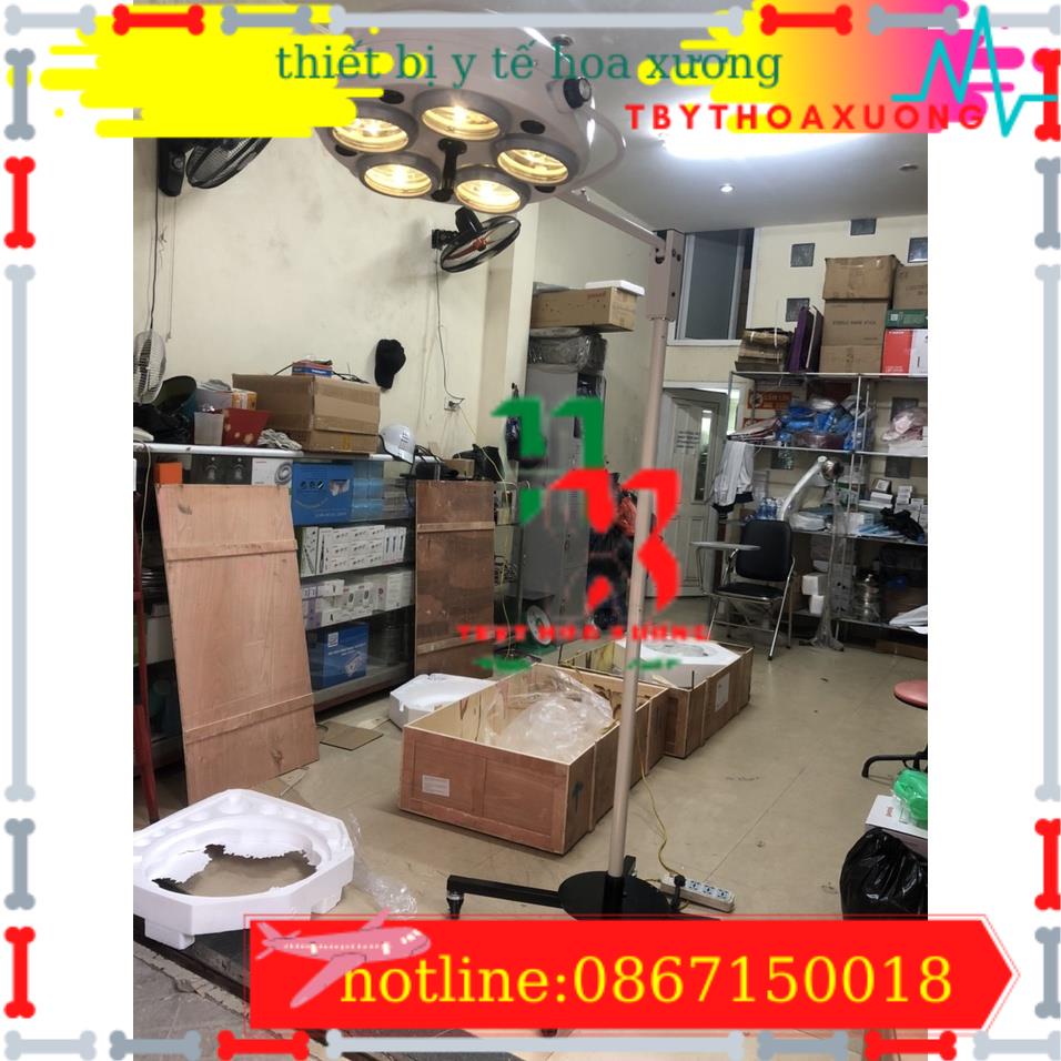 Đèn Mổ Di Động - Đèn Mổ Phẫu Thuật   4 Bóng 5 bóng