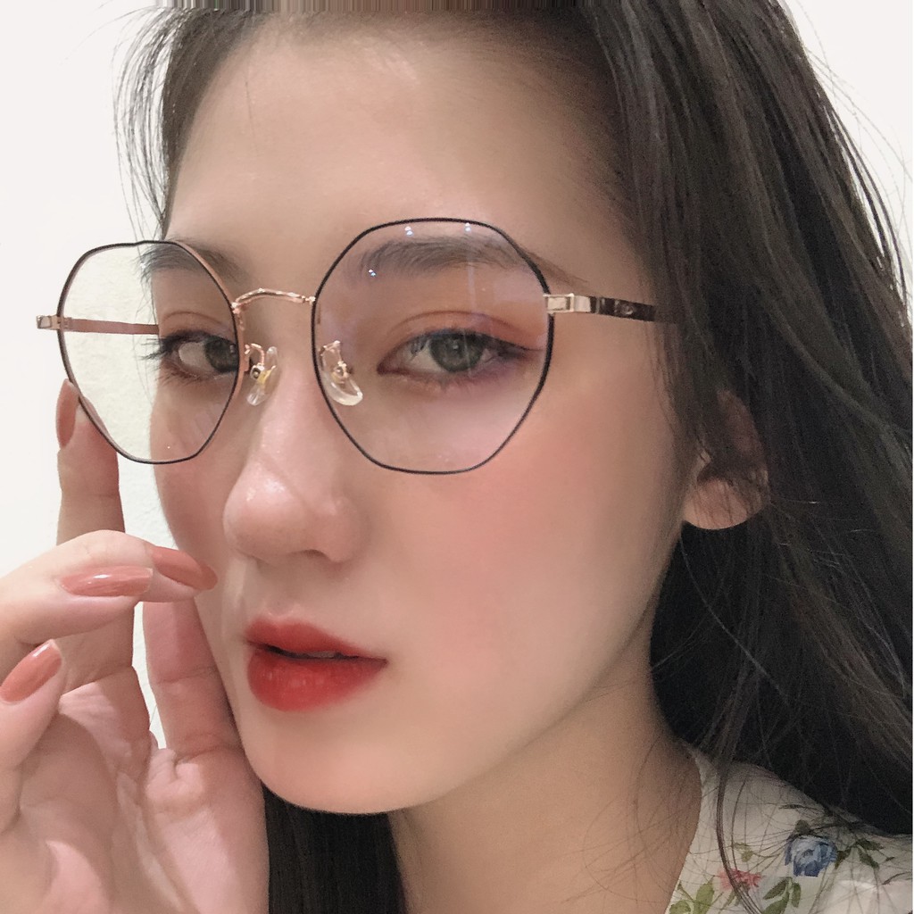 Gọng kính titanium 88031DV thời trang cao cấp nam nữ siêu nhẹ siêu bền OURESS