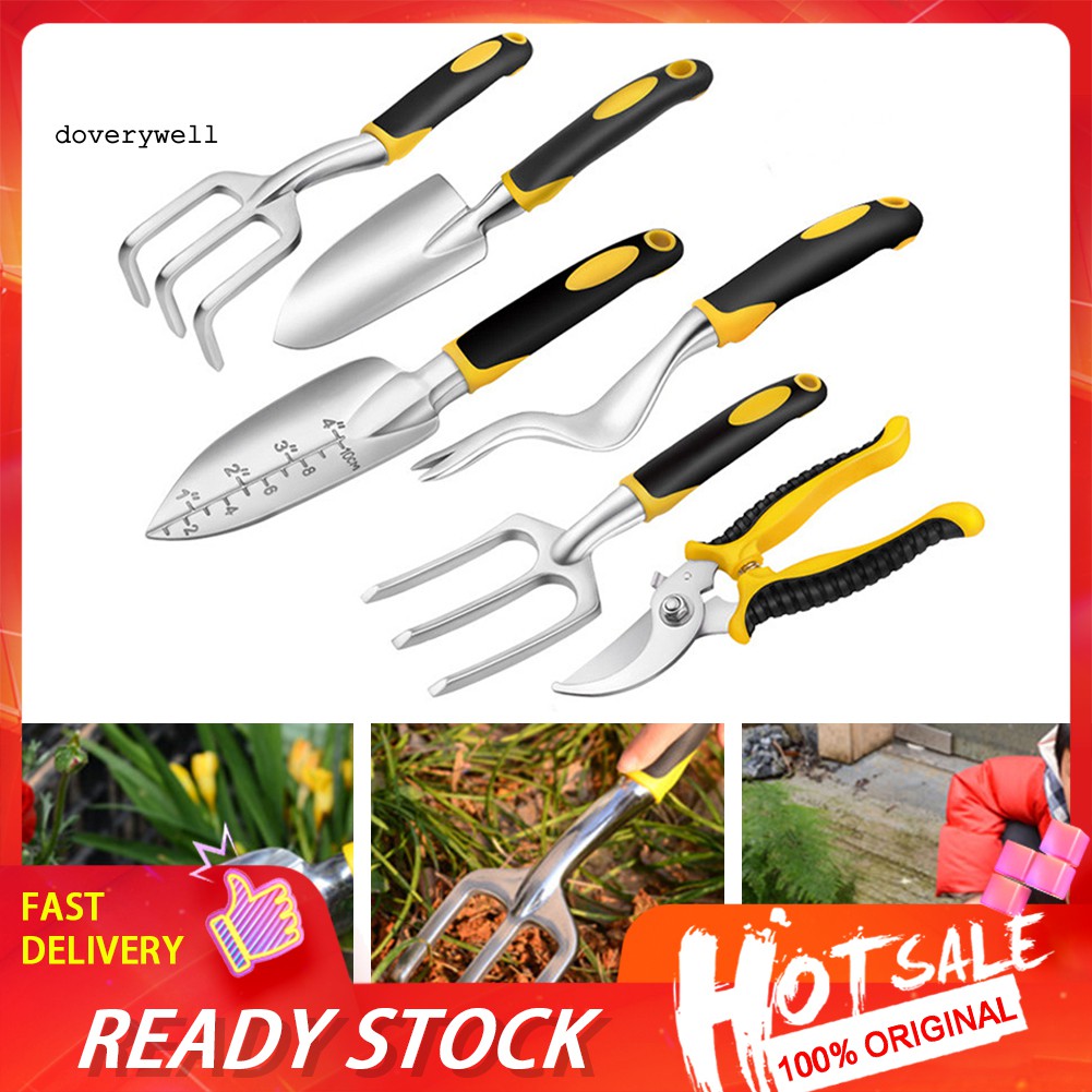Set dụng cụ xúc đất trồng cây bằng hợp kim nhôm tiện lợi