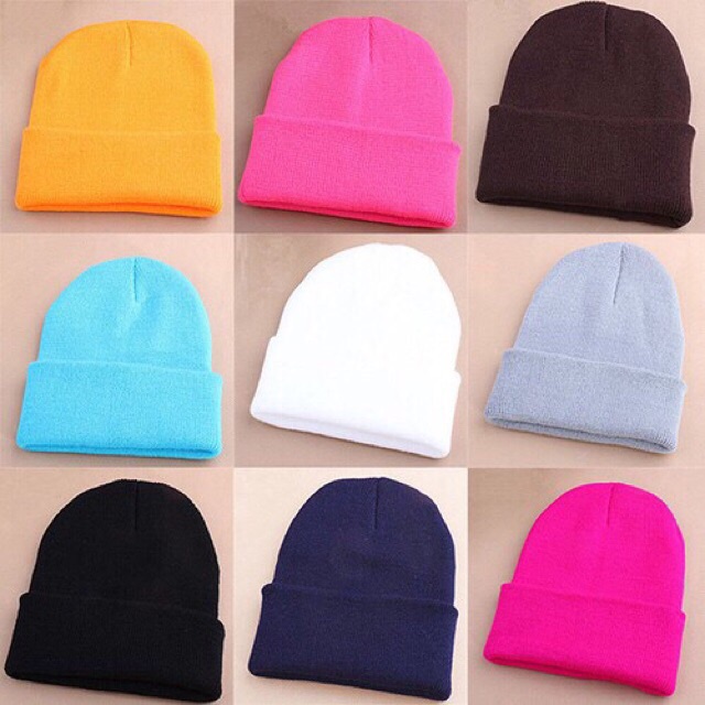 [ Sỉ Tận Gốc ] Mũ Len Beanie Hàn Quốc Hàng Loại 1 ( nhiều màu )