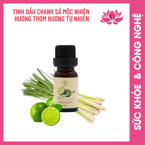 Tinh Dầu Chanh Sả Mộc Nhiên Thơm Hương Tự Nhiên [Freeship]