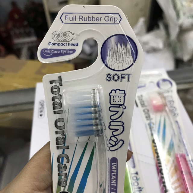 Bàn chải đánh răng siêu sạch mềm cao cấp hàng nội địa Nhật Okamura (Japan) NANO SILVER