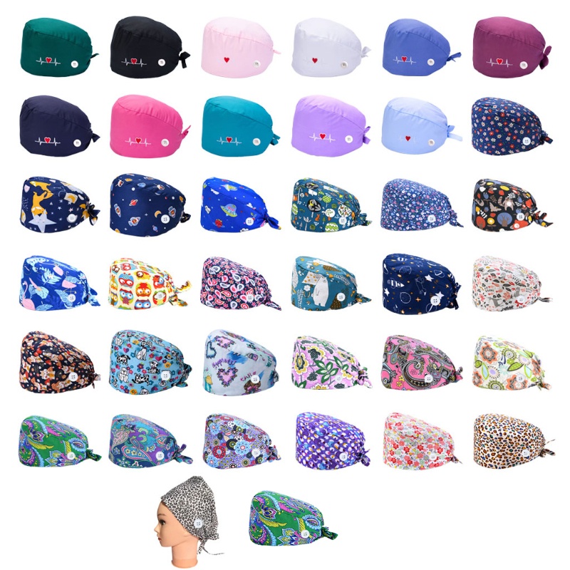 Mũ Trùm Đầu Làm Việc Có Nút Thắt Phía Sau Mũ beanie