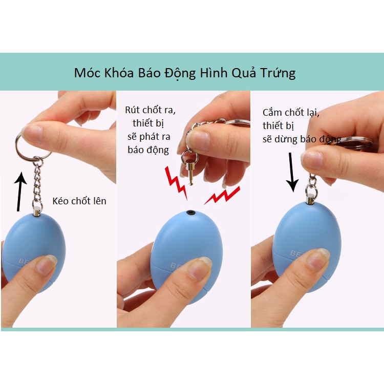 Báo động chống trộm hình quả trứng