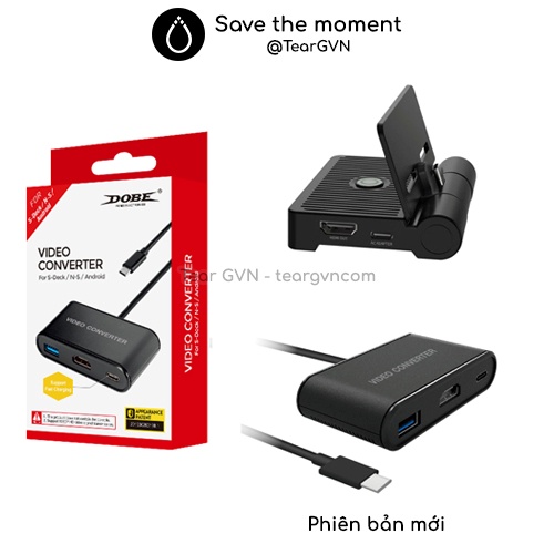 Dock mini chuyển đổi tín hiệu HDMI (DOBE) cho Switch Oled / Switch Original / Steam Deck / Android Phone