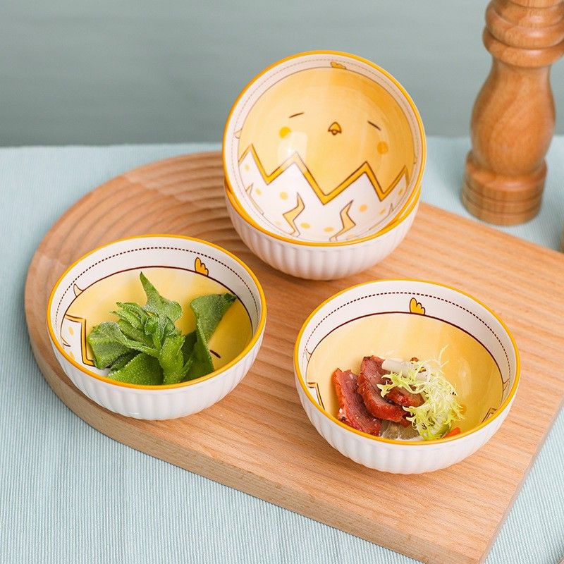 Bát gốm sứ ăn dặm họa tiết con vật đáng yêu, dung tích 230ml, an toàn cho bé yêu, NPP Baby Tôm