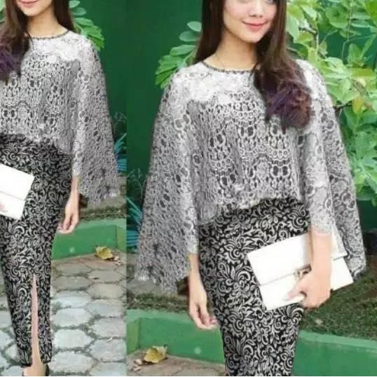 ➧ Rx Set Đồ Hóa Trang kebaya cape batik brukat vania ❉ | BigBuy360 - bigbuy360.vn