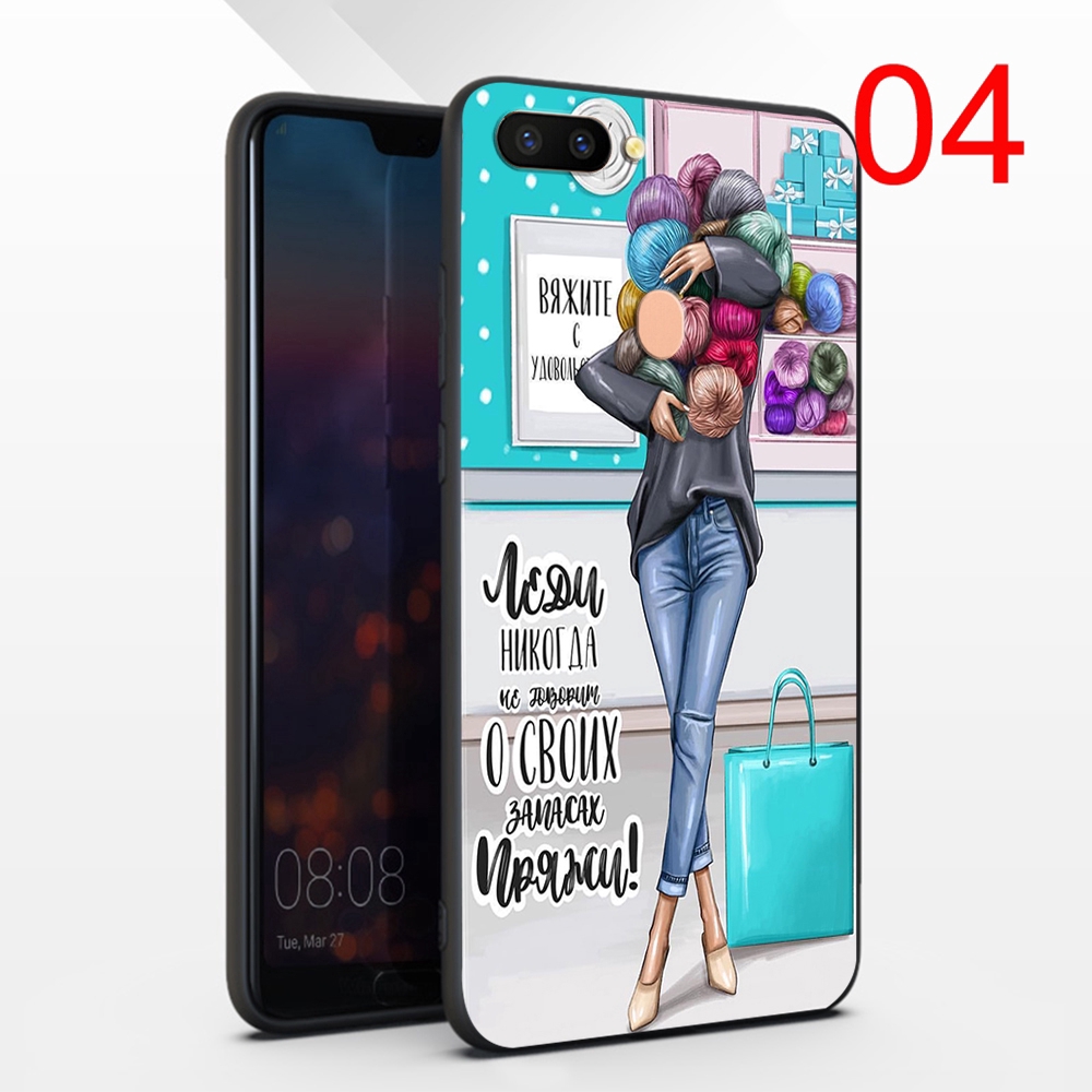 Ốp Điện Thoại Mềm Họa Tiết Cô Gái Mua Sắm 243rr Cho Oppo R15 R17 Pro R9 R9S R11 R11S