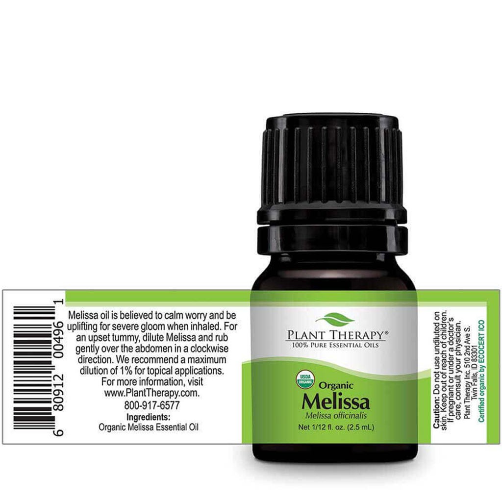 Plant Therapy - Tinh Dầu Hữu Cơ Tía Tô Đất (Melissa)– USDA Organic – 2.5mL