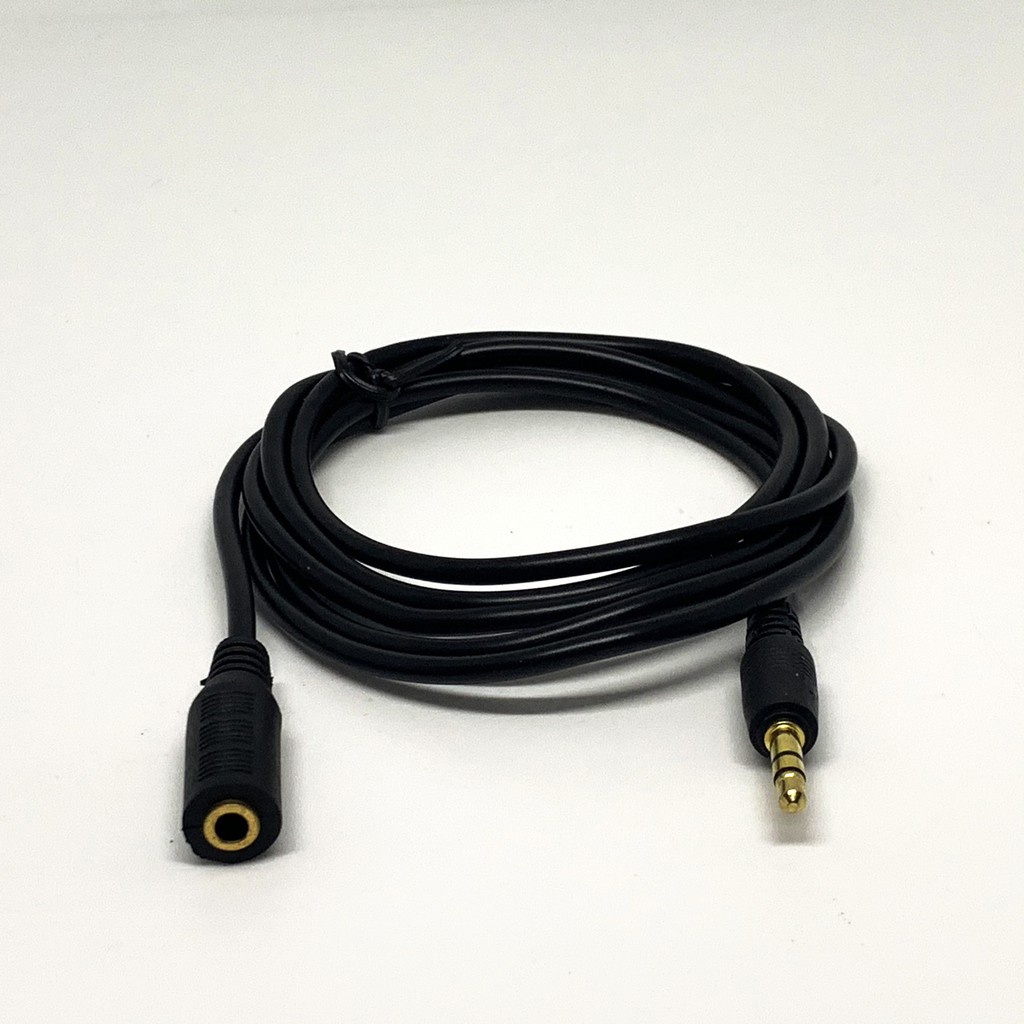 Dây nối loa tai nghe dài 1.5M 3M 5M 10M đen nối dài thiết bị cổng 3.5mm TTBO COMPUTER
