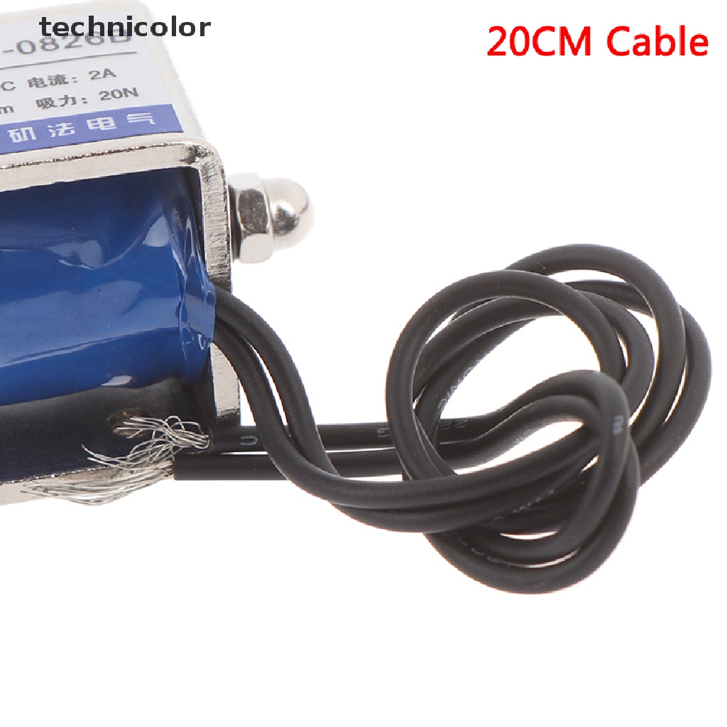 technicolor JF-0826B 12V/2A 10mm 20N push pull type open frame solenoid electromagnet TYG