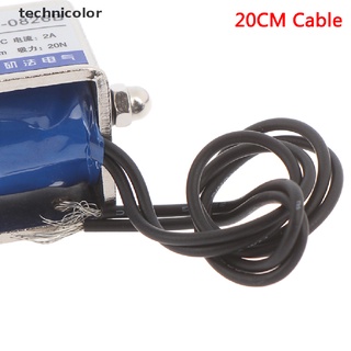 technicolor JF-0826B 12V/2A 10mm 20N push pull type open frame solenoid electromagnet TYG