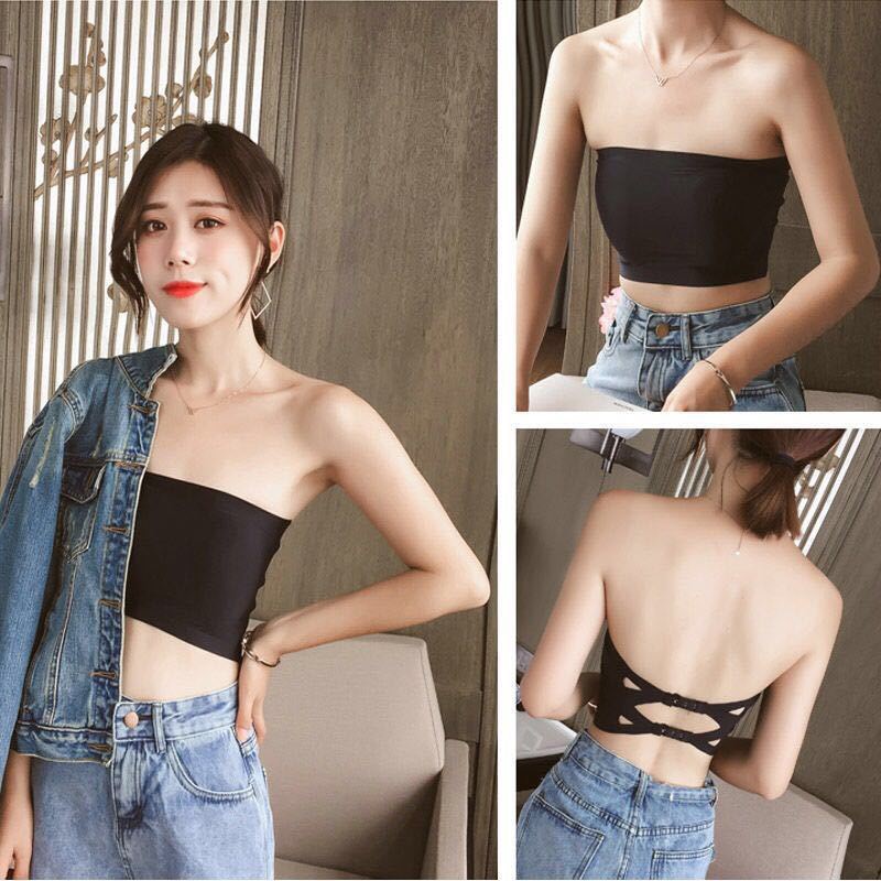 [Mã FATREND0911 giảm đến 30k tối đa 99k] Áo Bra Chất Vải Su Co Dãn Không Dây Nâng Ngực Hot Hit (8883)