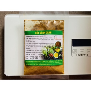 Bột dành dành tạo màu vàng 50g
