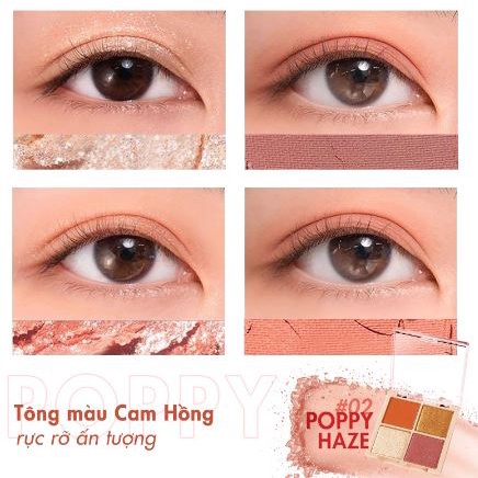 Phấn Mắt Silkygirl Full Bloom Shadow Quad 4 Ô