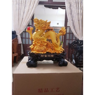 Tượng rồng vàng phong thủy