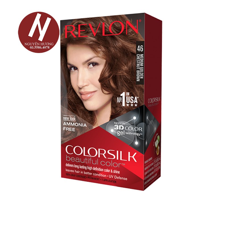 Thuốc nhuôm tóc Revlon số 30 của Mỹ/ NÂU SẪM