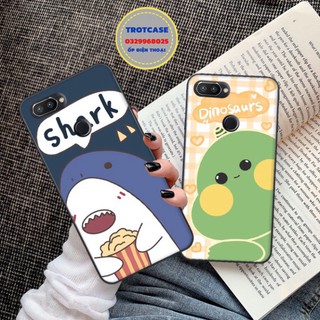Ốp lưng điện thoại realme 1 - realme 2 - realme 3 - realme c1 - realme c2 - realme c3 - in hình cá mập xanh cute