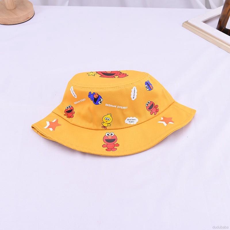 Nón mùa hè thêu hình hoạt hình cho bé 3-6 tuổi
