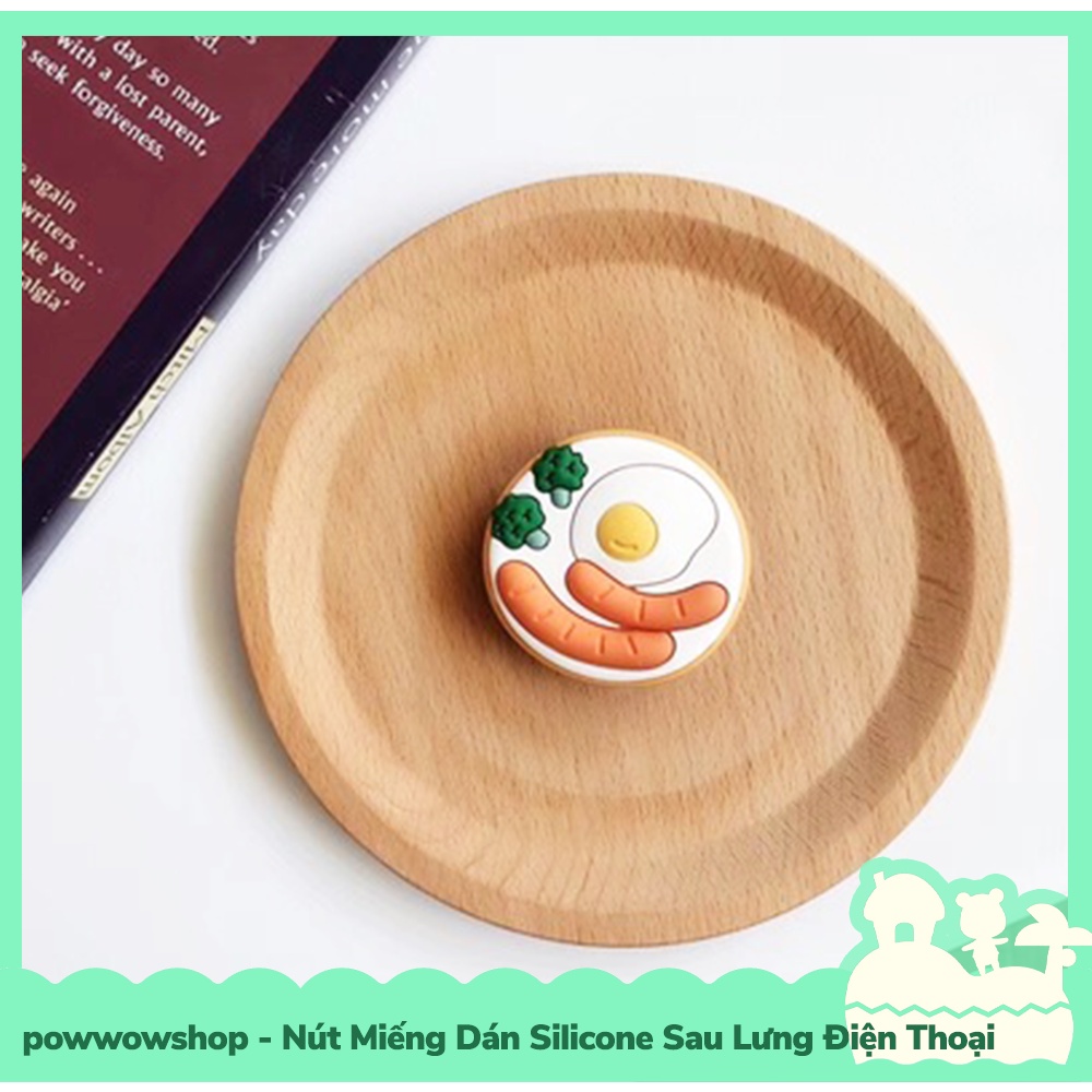 [Sẵn VN - Hỏa Tốc] Phụ Kiện Nút Dẻo Silicone, Miếng Dán Mặt Lưng Tạo Tay Vịn Giá Đỡ Cho Điện Thoại Funny Life