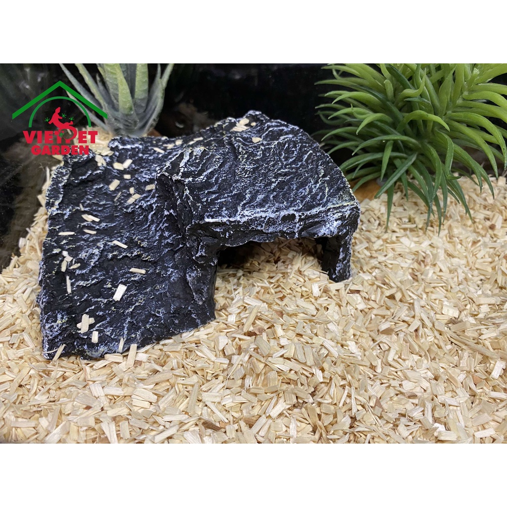 Hang đá chữ nhật | Nomoy | Hang trú chuyên dụng cho bò sát | Vietpetgarden