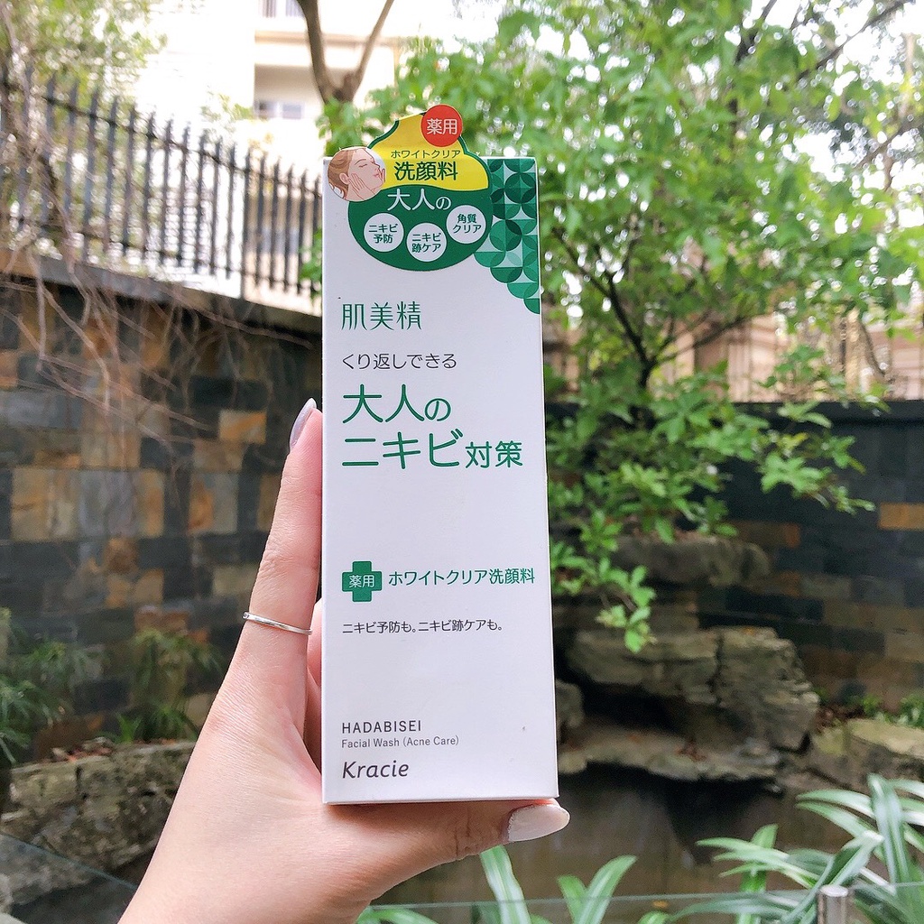Sữa rửa mặt Giảm mụn Kracie Hadabisei
