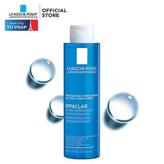 (HÀNG CHÍNH HÃNG) Nước cân bằng giàu khoáng dành cho da dầu mụn TONER La Roche Posay 200ml