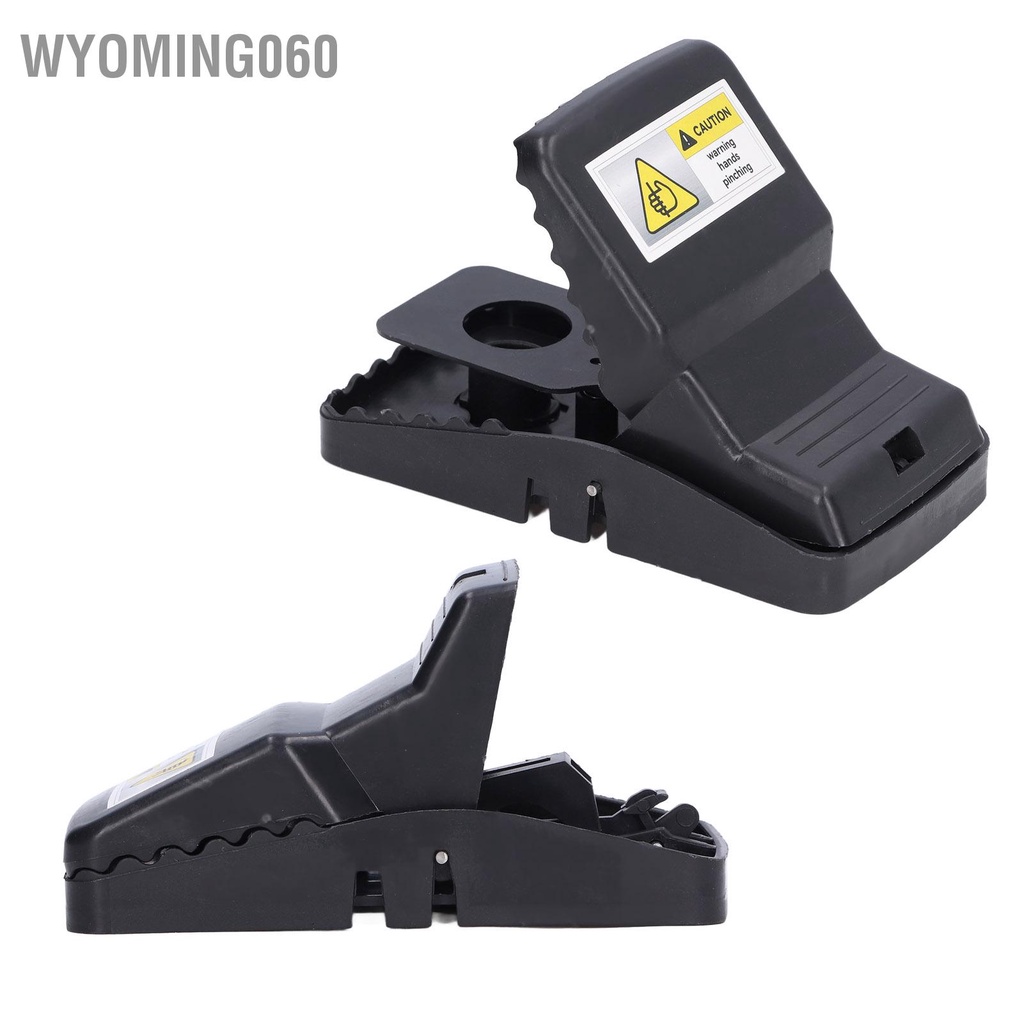 Wyoming060 Bẫy chuột 6 cái Chất liệu nhựa Độ nhạy cao Thiết kế không cảm ứng An toàn Công cụ bẫy có thể tái sử dụng
