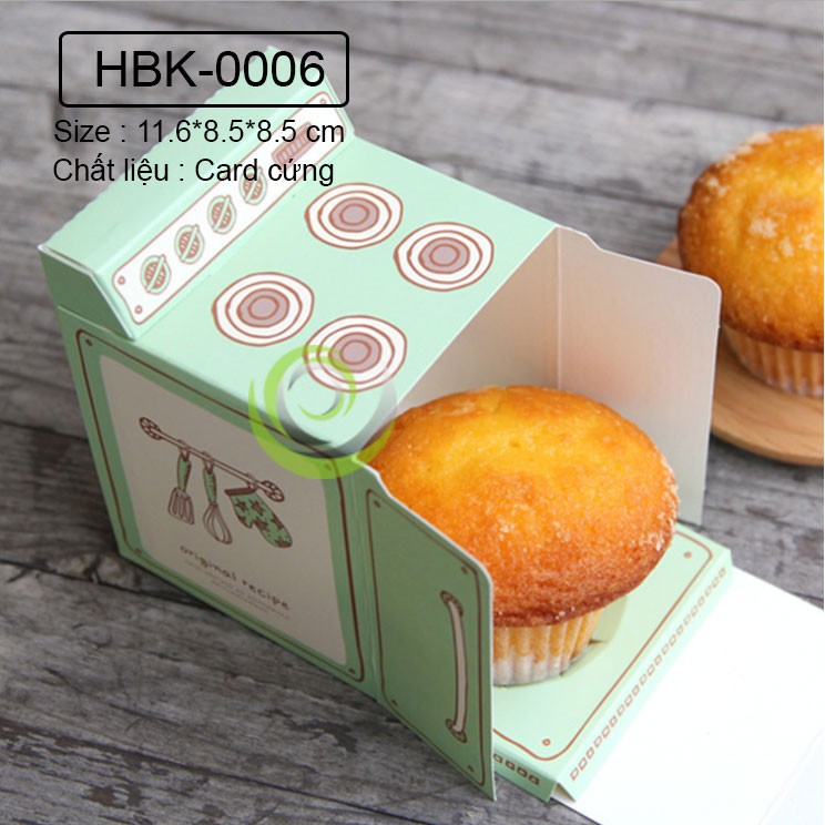 Hộp bánh kẹo Lò Nướng Vintage Hbk-0006