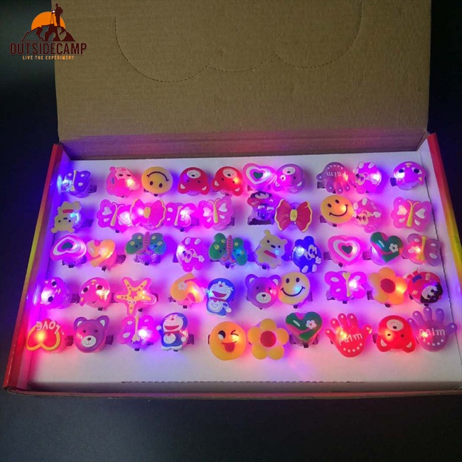 Vòng Đèn Led Nhiều Màu Sắc Kèm Pin Dành Cho Trẻ Em