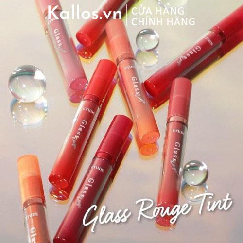 Son Tint Bóng Etude House Glass Rouge Tint Full Size - Kallos Vietnam