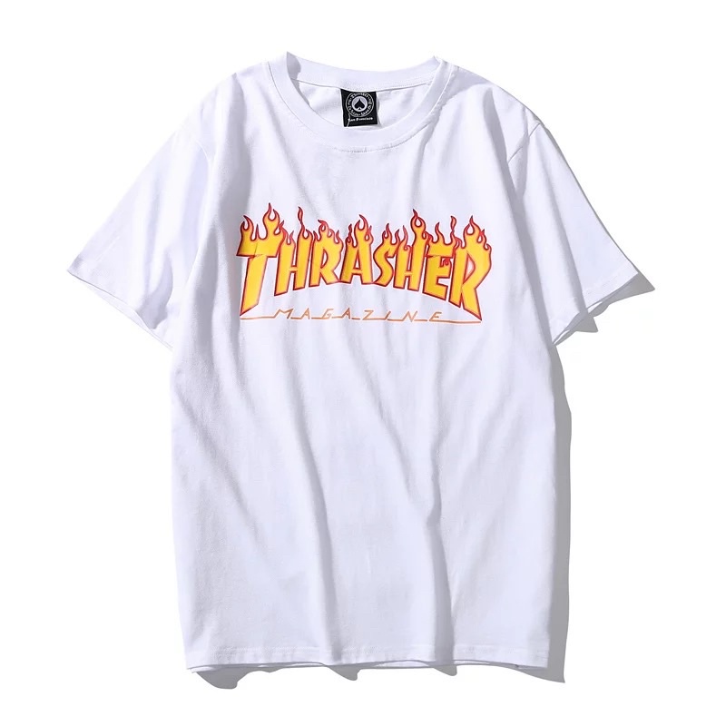 ÁO THUN TAY LỠ COTTON THRASHER FORM UNISEX NAM NỮ (hình chụp thật)
