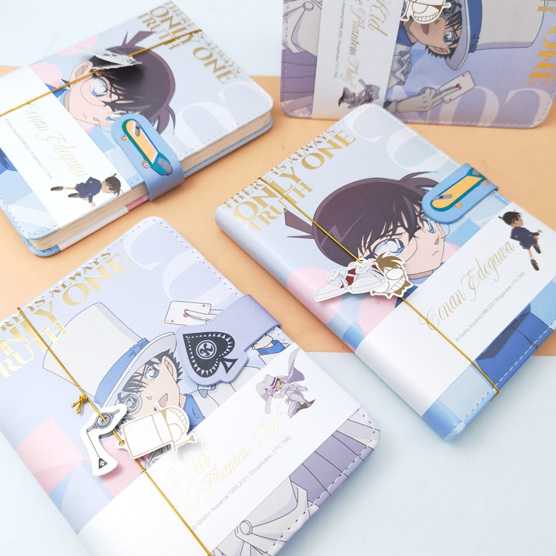 Sổ Tay Khóa Nam Châm Di Động Họa Tiết Thám Tử conan Phiên Bản Giới Hạn merchandise phantom thief Di Động Cho Học Sinh