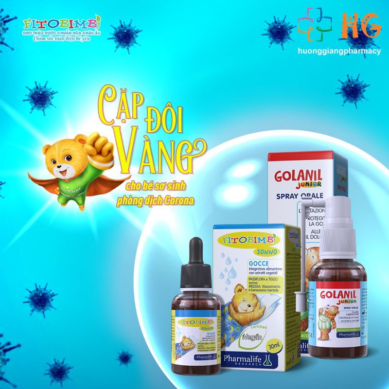 Fitobimbi Sonno - Thảo dược châu Âu giúp bé ngủ ngon, ngủ sâu giấc (lọ 30ml)