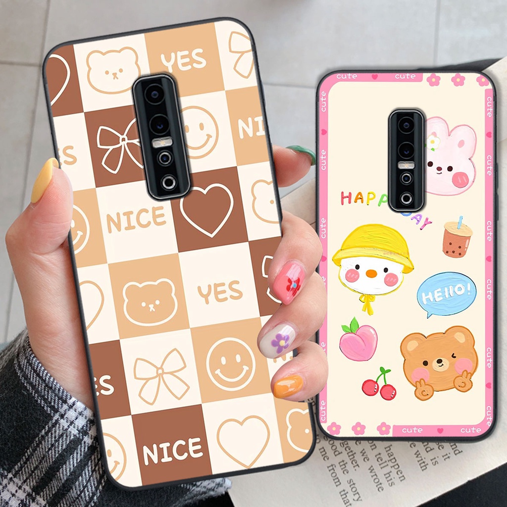 Ốp lưng Vivo V17 PRO happy day, gấu bear dễ thương - BỀN - ĐẸP -BAO GIÁ TOÀN THỊ TRƯỜNG