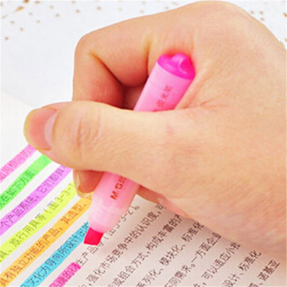 Bộ 6 bút lông màu sắc xinh xắn đáng yêu