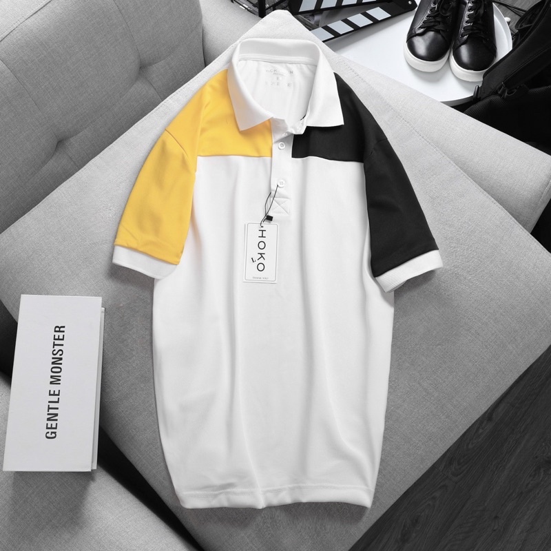 Áo polo nam cao cấp vải cá sấu không xù lông form dáng chuẩn