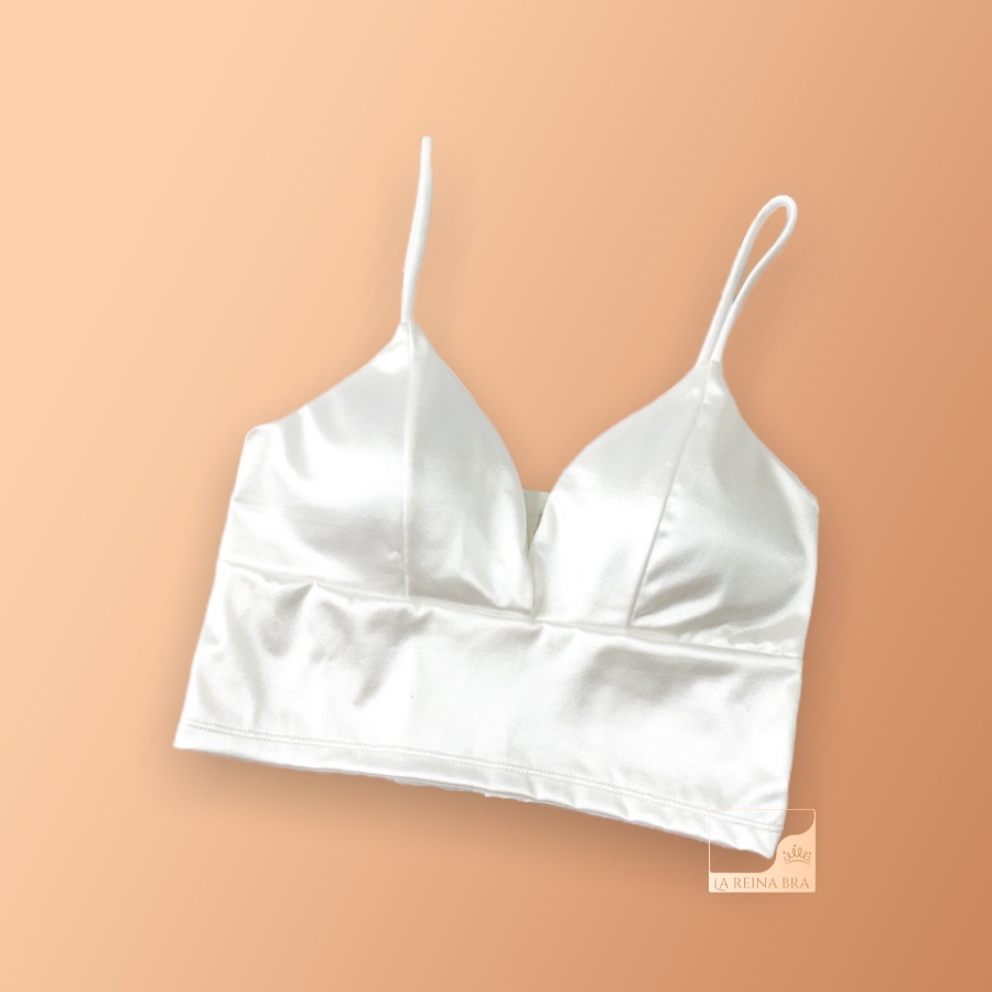 ÁO bralette lụa satin bản to LA REINA BRA - LRAB027 thiết kế cùng 8 móc cài chắc chắn, phong cách quyến rũ gợi cảm