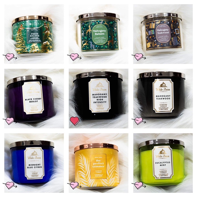 NẾN 3 BẤC BATH AND BODYWORKS