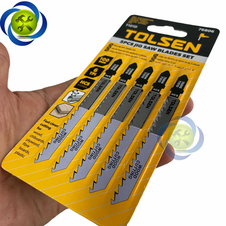 Lưỡi cưa lộng gỗ - nhựa Tolsen 76806 100mm, 6TPI màu bạc