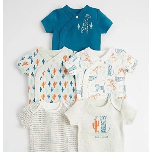 [thanh lý] Set 5 bộ body chip george uk auth chính hãng size 3M